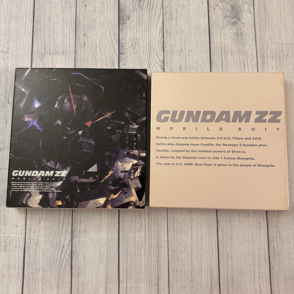 Vintage 1997 Mobile Suit Gundam ZZ Memorial Box Type-2 LaserDisc LD Japan 6 Disc